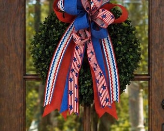 Ghirlanda patriottica di bosso