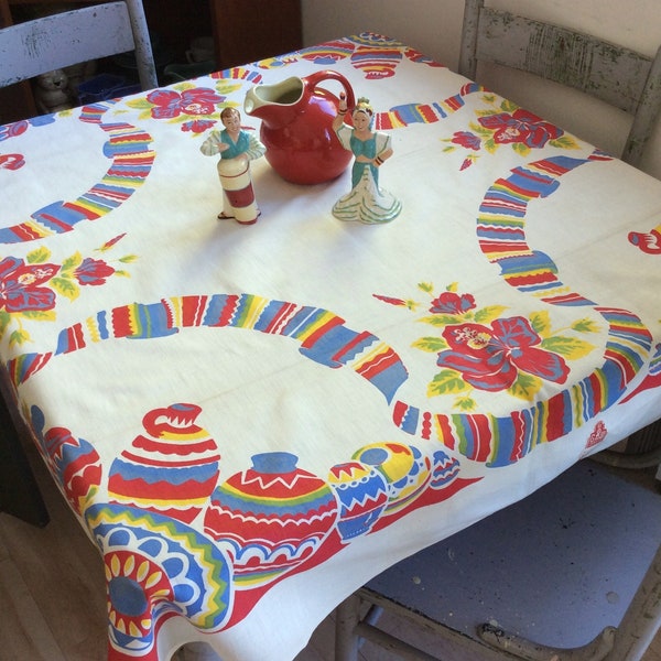 Mexican Tablecloth Etsy