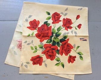 Vintage Wilendur Towel or Runner: Royal Rose MWT