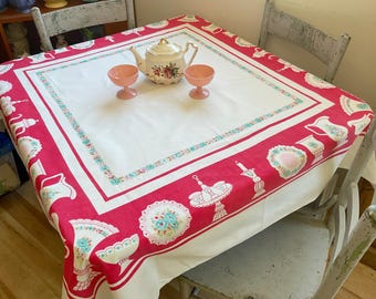 Mantel vintage Startex, vajilla de porcelana de vidrio opalino