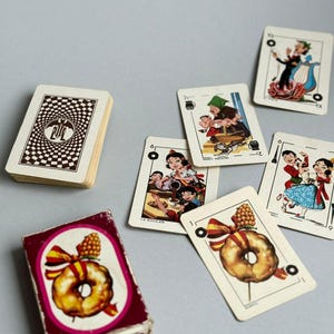 Rare carte da gioco spagnole valenciane degli anni '80 da collezione Fallas Festival Ferri de Valencia Falleras