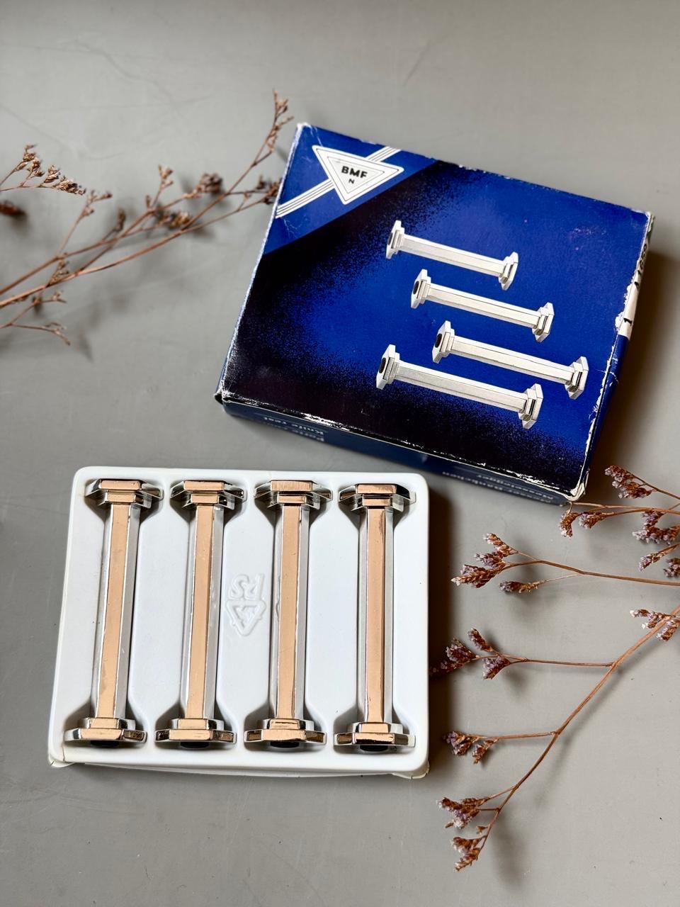 LOT 12 PORTE-COUTEAUX vintage vima porcelaine blanche coffret cadeau EUR 28,63 - FR