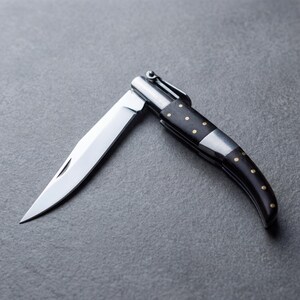 Couteau De Poche Vintage INOX Albacete - Navaja Espagnole Des Années 1970 - Occasion