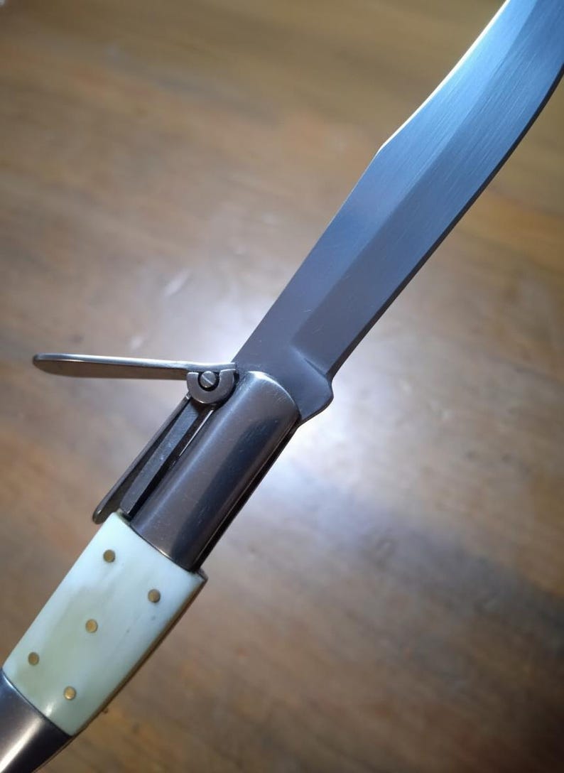 Spanish Rachet Authentic Bull Horn Ratchet Arab Knife and Stainless Steel Unique ...