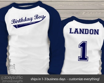 HOCKEY Birthday Boy shirt all star hockey sports themed | Etsy