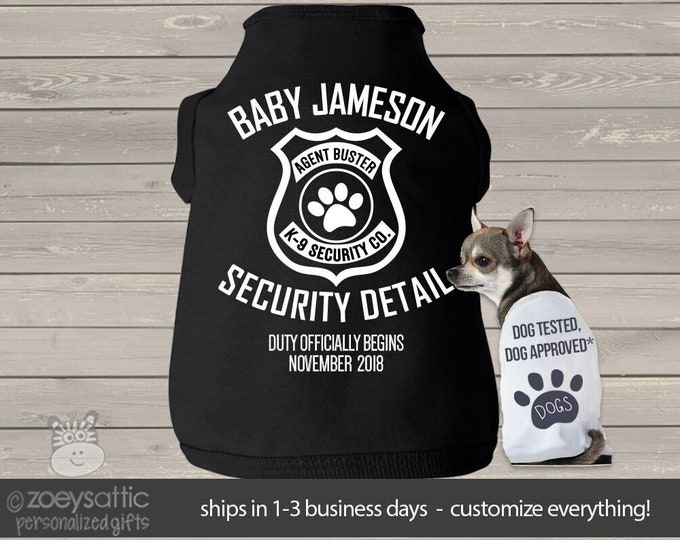 Writing on Stone Enemy Retreat Pet Dog Round Neck Shirt