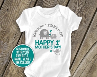 Download 1st Mothers Day Onesie Design Corral