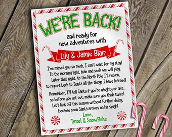 Elf welcome letter | Etsy