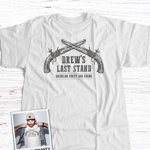 Bachelor party shirt | personalized bar crawl bachelor party t-shirt | funny last stand bachelor party unisex tshirt 22BRDL-041