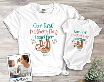 it's my mom's first mother's day onesie
