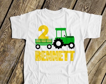 Little Oliver Tractor Driver Baby Boys Short Sleeve Cotton T-Shirts Funny Toddler Infant Kids Casual Tee