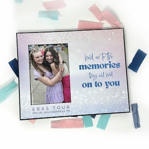 eras tour memory gift frame for taylor concert memory picture frame personalized to your concert date and personalized frame