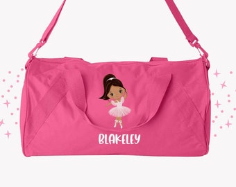 Ballerina Bag Small Duffle bag dance bag girls young ballerina birthday gift dance bag ballet bag for girls personalized gift girl dance