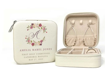 first communion gift girl first communion travel jewelry box unique simple girls first communion gift holy communion jewelry gift cross box