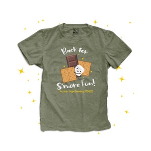 Teacher back to school shirt | back for s'more fun DARK t-shirt for teachers | s'mores fun personalized shirt for teachers 22MSCL-184-D