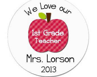 Personalized teacher ornament apple teacher christmas gift personalized TACO