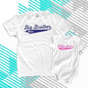 matching sibling shirts - big brother, little brother, big sister, little sister - any combination sporty swoosh 22SPRT-038-Set