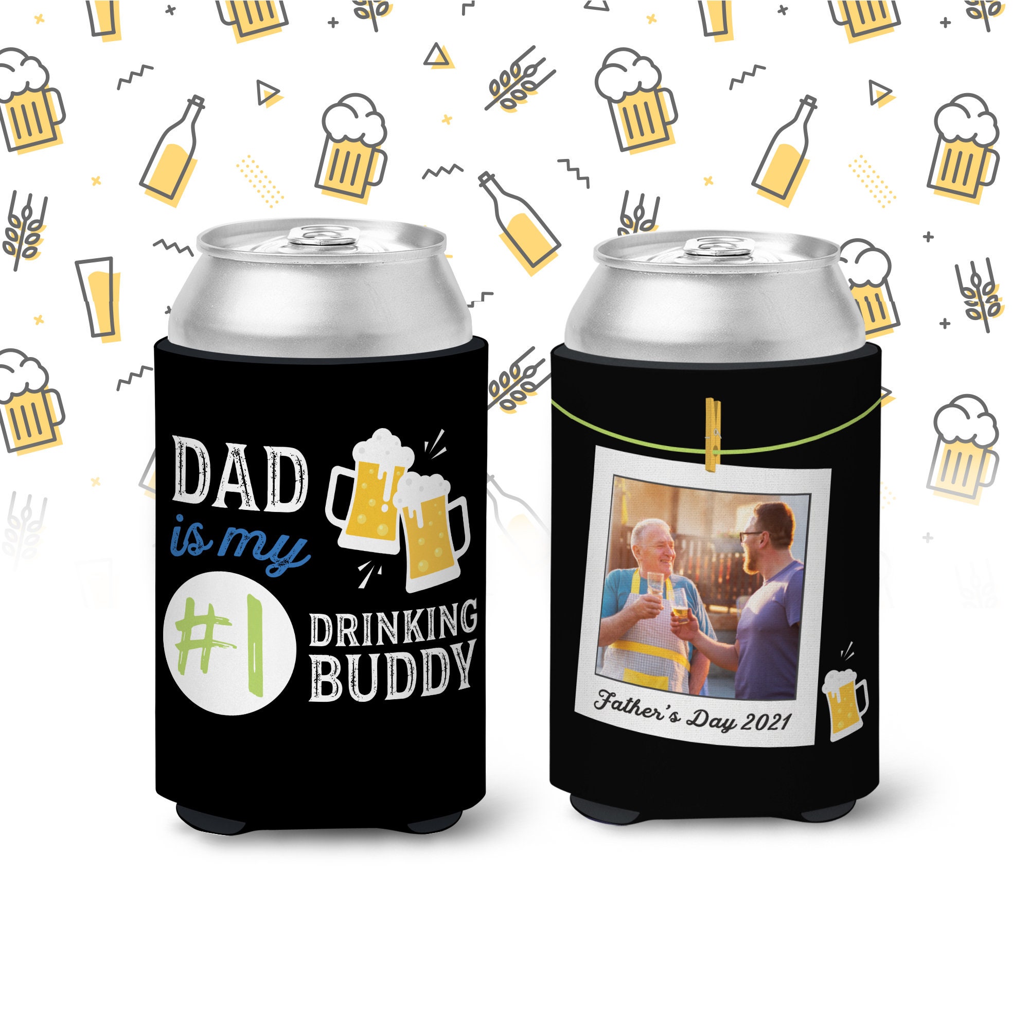 Dad Can Cooler, Custom YETI® Colster, Father's Day Gift, 12 oz Can Cooler,  Bottle Cooler, Dad Gift, New Dad Colster