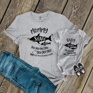 Mommy Shark Baby Shark Matching Shirts First Mothers Day - Etsy