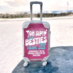 girls trip travel mini suitcase party favors hangover recovery kit birthday girls destination travel kit birthday girls trip survival kit