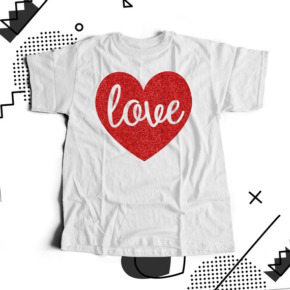 Red Love Heart Valentine Shirt Red Love Heart Valentine Shirt