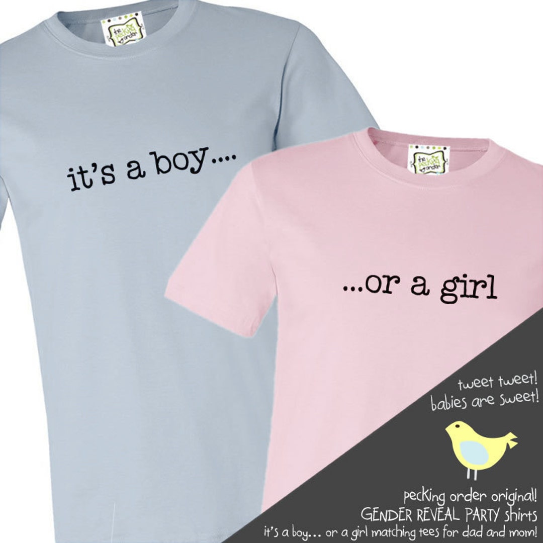 Gender Reveal Party Mom and Dad It's a Boy... or a Girl - Etsy