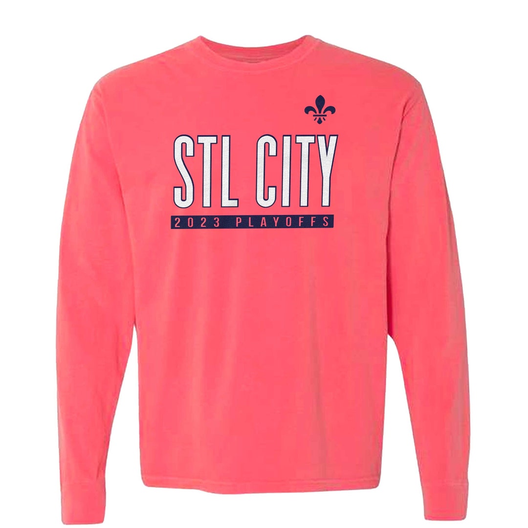 Soccer STL City Long Sleeve Shirt St Louis Soccer Comfort Colors Tshirt