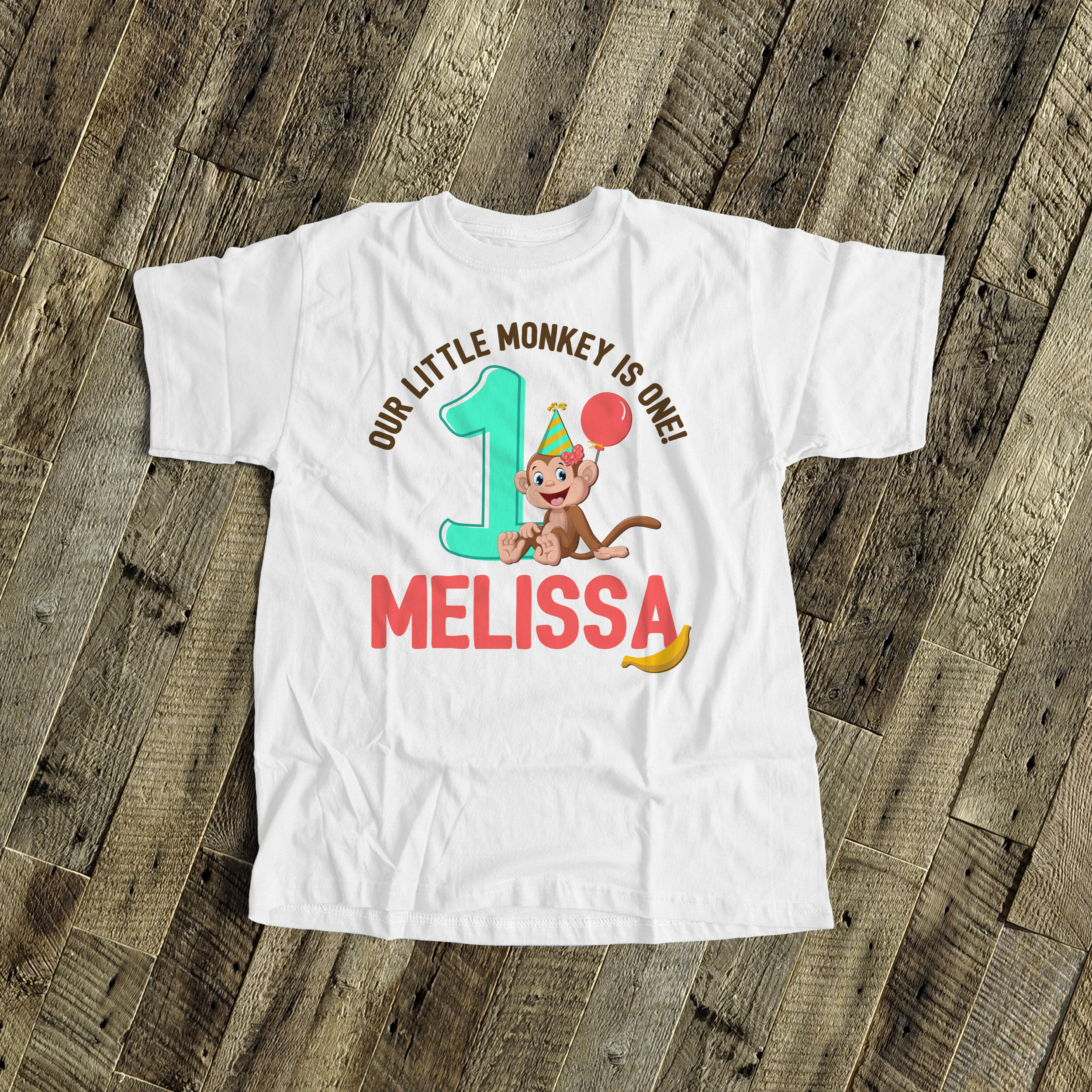 add a kid monkey shirt