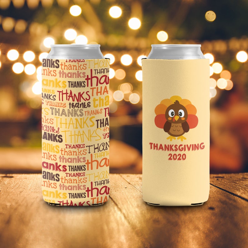 Turkey Day Can Coolies (etsy.com)