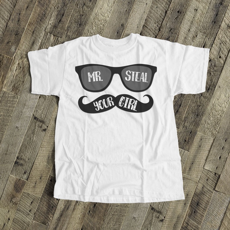 Funny boys shirts shades and stache tshirt mr. steal your Etsy