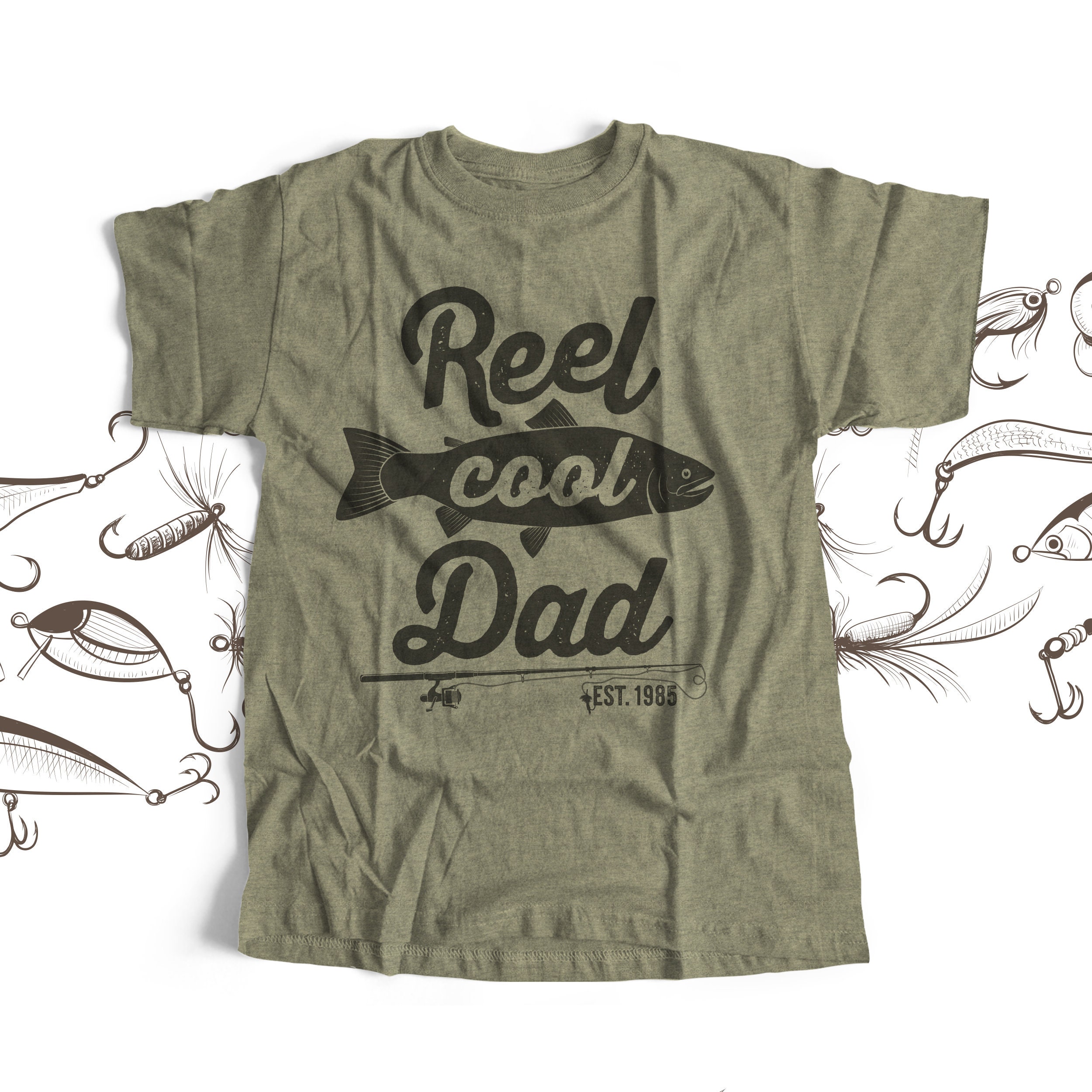 Reel Cool Dad Vintage Fisherman Papa Father's Day Gift Unisex Hooded S –  UltimateShirtsStore