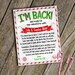 personalized elf letter | welcome back letter from elf | christmas elf letter to kids from elf | downloadable elf letter | elf letters