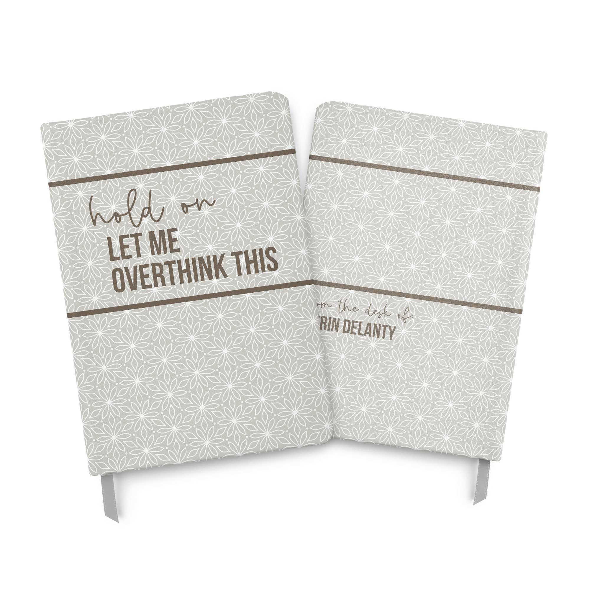 Snarky Notebook Journal Hold on Let Me Overthink This Funny - Etsy
