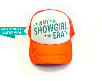 In My Showgirl Era Trucker Hat – Real Glitter Vinyl Sparkle  display picture 2