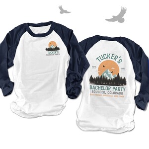 Bachelor party raglan shirt | good friends good beer good times bachelor party raglan | bachelor party unisex raglan 23BACH-028-R