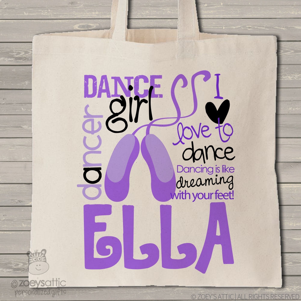 Personalized Dance bag perfect for the dancer and all of his Etsy