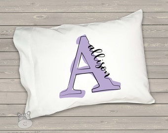 personalized travel pillow case