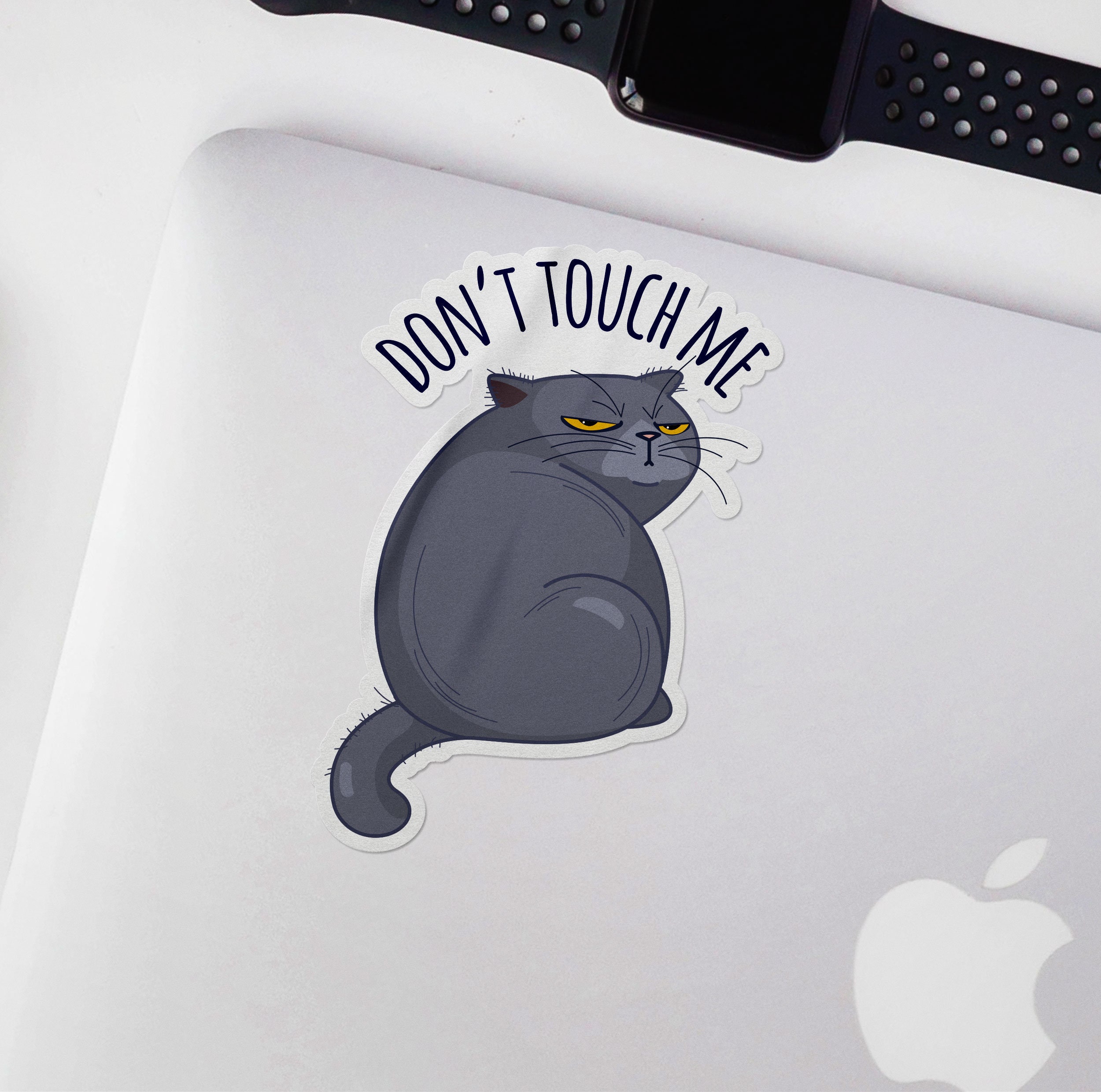 Sticker Vinyl Decal Funny Black Cat Sticker Don't - Etsy