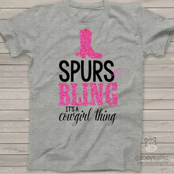 sparkly spurs shirt