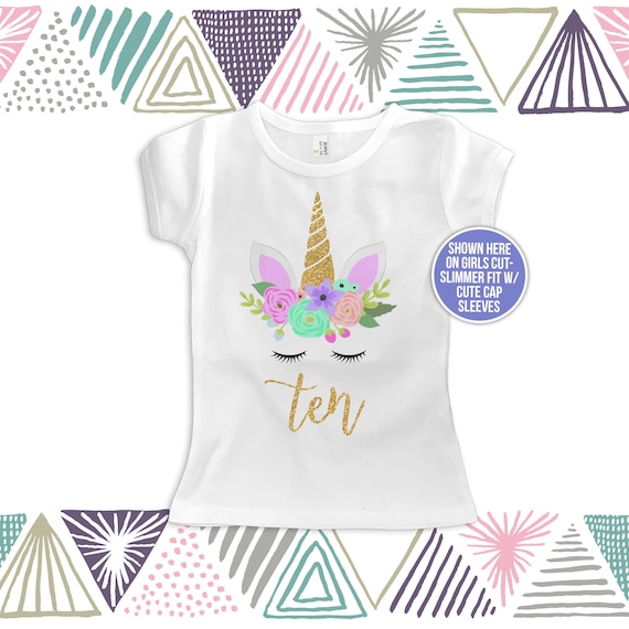 Unicorn 10th birthday shirt Clearance