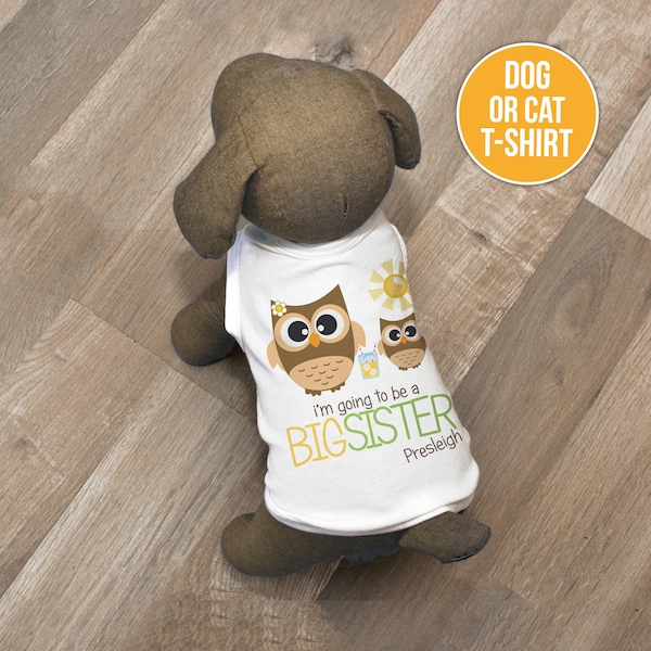 Shop Big Sister Dog Shirt Online Etsy