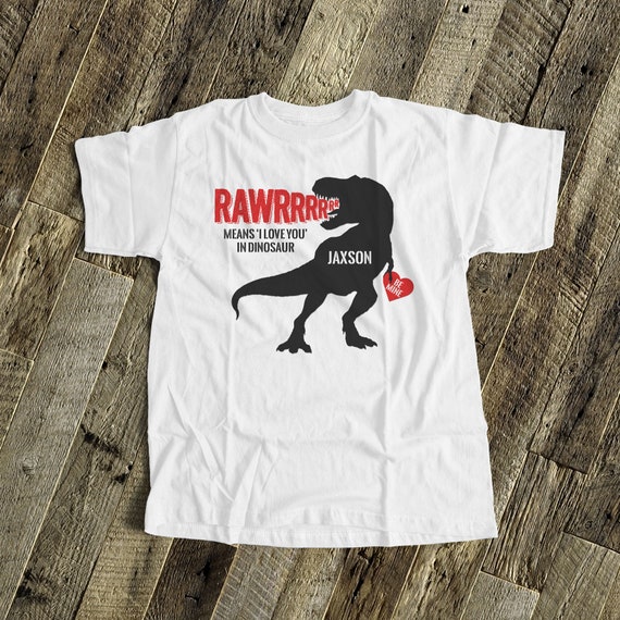 Valentine Shirt Dinosaur Valentine 