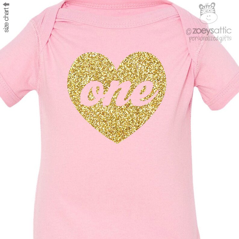Birthday Shirt Girl Sparkly Heart Tshirt or Bodysuit Fun | Etsy