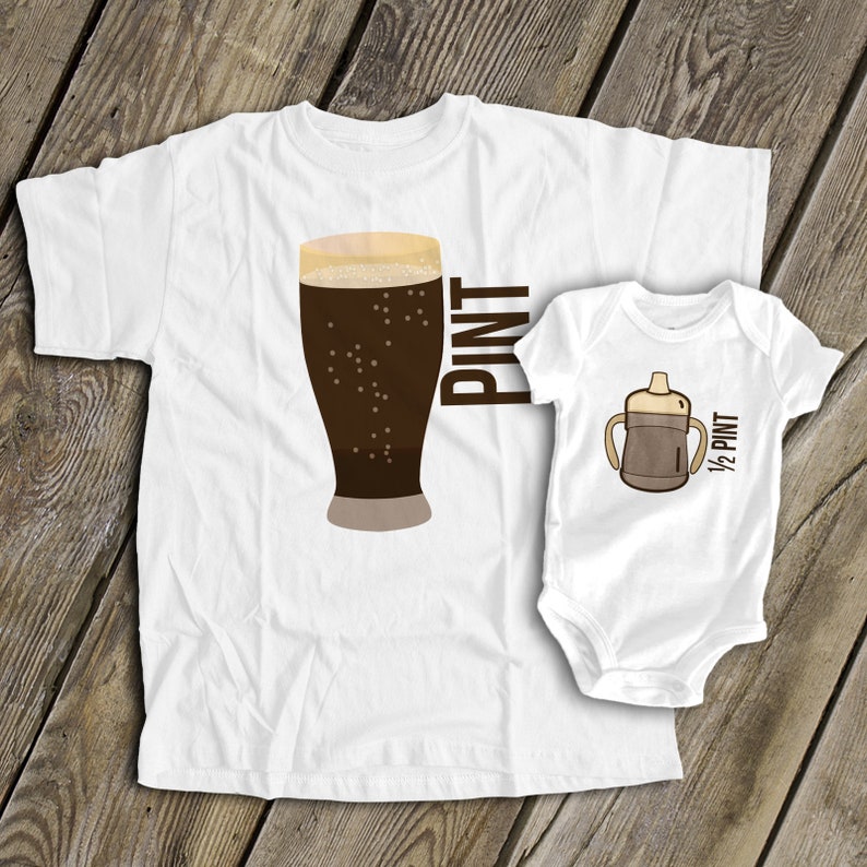 Matching Father Son Shirts Pint and Half Pint or Choose a - Etsy