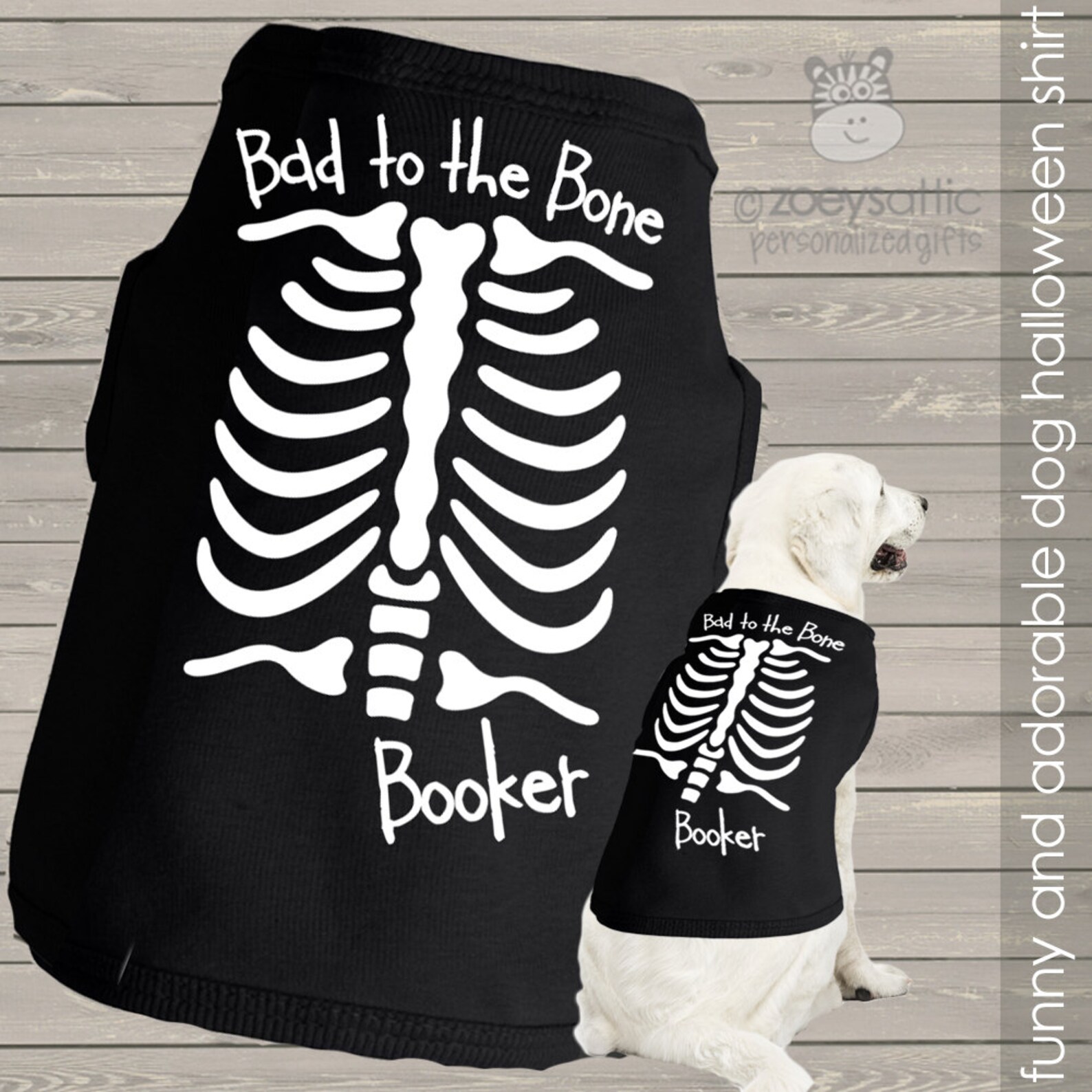 Writing on Stone Enemy Retreat Pet Dog Round Neck Shirt main image 1