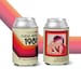 40th birthday photo slim or regular can coolie | personalized classic nostalgia can cooler | any age birthday party favor can cooler MCC-172 