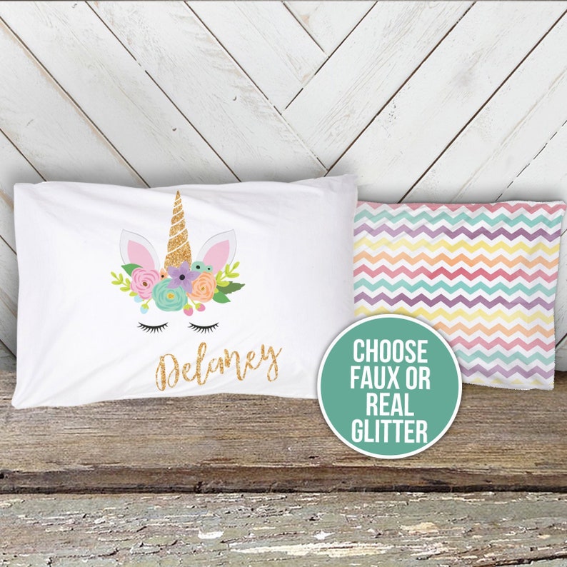 Unicorn pillow Daycare Toddler Pillow girls pillow unicorn Etsy