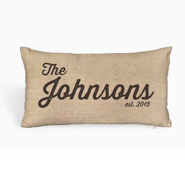 Burlap Throw Pillows Etsy