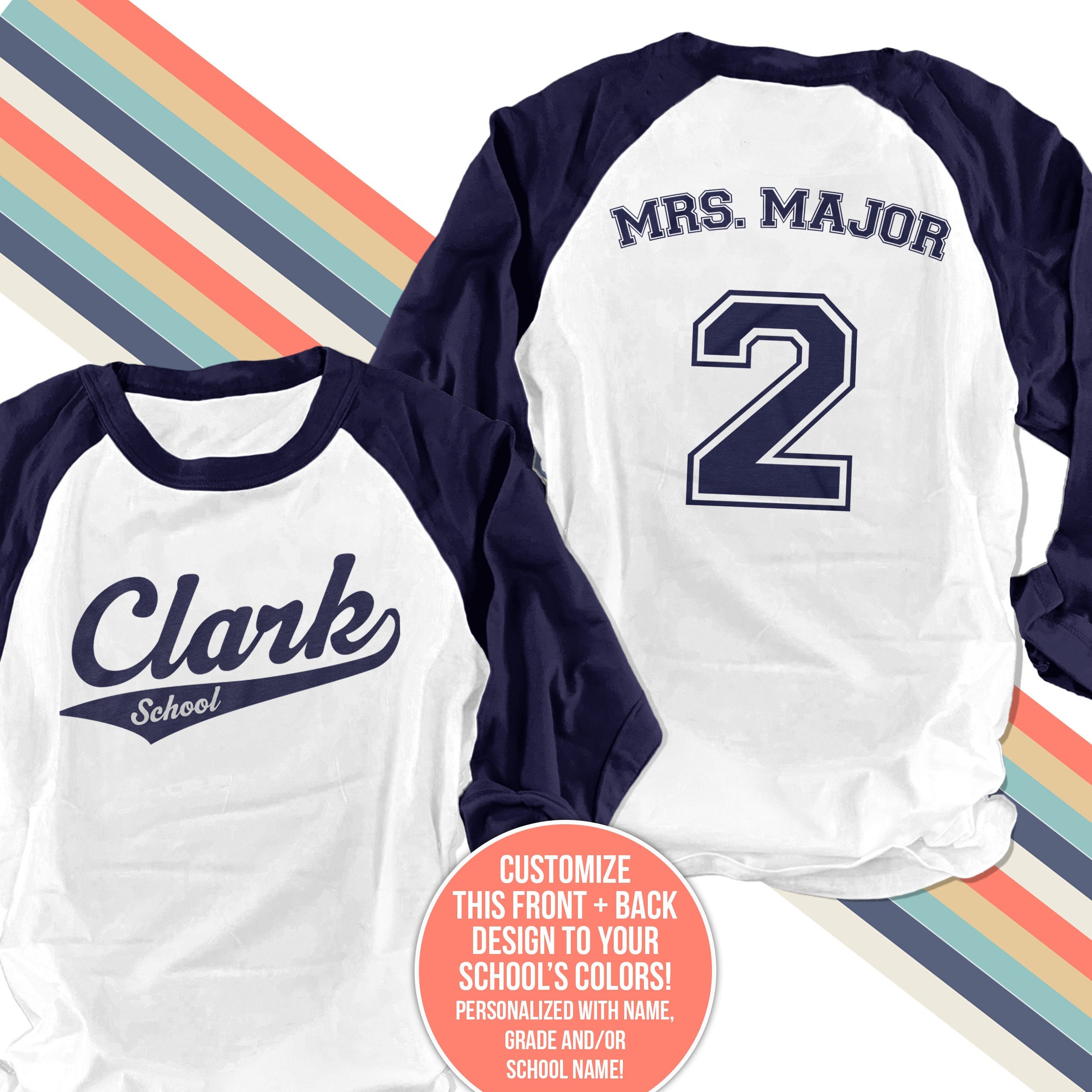 Two color baseball tee shirt design with extreme stylized baseball