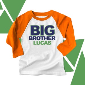 big brother shirt simple block text - big brother personalized shirt MSMP-005-R